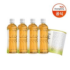 광동 V라인 옥수수 수염차 무라벨, 490ml, 40개