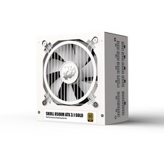 NEWZEN SKULL 850XM 풀모듈러 ATX3.1 80PLUS 골드 화이트 파워서플라이