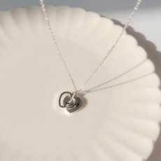 써지컬스틸각인목걸이하트