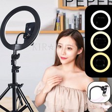 kirahosi 삼각대 인터넷 생방송 받침대 촬영대 휴대용 스마트폰 거치대 야외 + 스마트스트랩 증정 46호 BF6l553, 1, 블랙 75cm+12인치+DJW