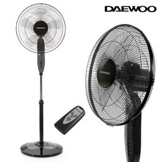 5엽 날개 키높이 스탠드 리모컨 선풍기 DEF-RS160EA, 대우 리모컨 스탠드 키높이 선풍