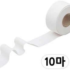 [모핸] 4cm 바이어스 테이프, 20수워싱무지-화이트, 1개 20수워싱무지-화이트, 1개