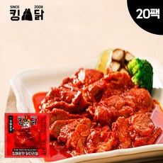 킹닭 킹매운맛 닭다리살 100g x 20팩 통닭다리살 통다리살 식단관리 닭다리 순살, 20개