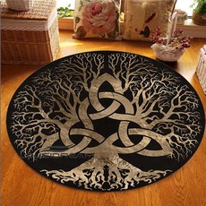 대형라탄타원형러그