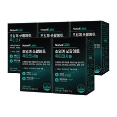 노벨랩스 초임계 쏘팔메토 옥타코사놀 전립선 건강 영양제, 5박스., 30캡슐