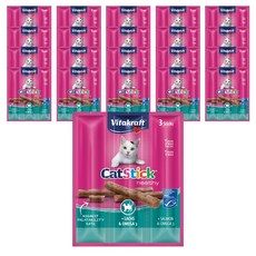 비타 캣스틱 연어+오메가3 3P 18g X 20 [BOX], 단품