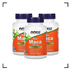 나우푸드 마카 750mg 90베지캡슐 나우 로우 MACA 3통, 3개, 90정