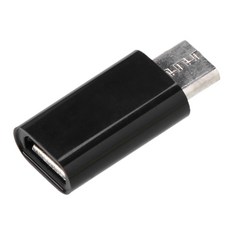 마이크로 USB 남성에서 여성 연장 익스텐더 데이터 동기화 안드로이드 폰 태블릿의 충전 어댑터, 검은색, 1개