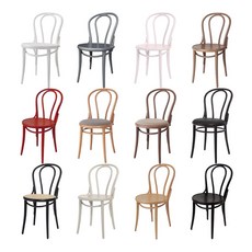 톤체어 스터디카페의자 네일샵 곡목1 (13color), 누가