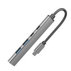 USB C Hub Type C ~ USB3.0+2.0 포트 고속 데이터 전송 충전 어댑터