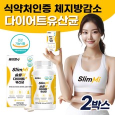 BNR17 다이어트 유산균 비에날씬 프로 식약처인증 슬림미 다이어트유산균 쾌변 체지방감소 비엔알17 락토바실러스가세리, 2개, 120정
