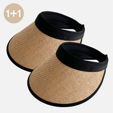 동대문모자 여성 여름 라탄 썬캡 2P