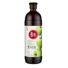 청정원 홍초 풋사과, 1.5L, 7개