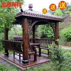 팔각정 조립식원두막 맞춤 제작하다 아웃도어 량정 방부목 원목 정원 빌라 카본화목 모조, 04 기타 사이즈
