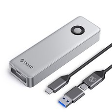 오리코 40Gbps RGB 썬더볼트3/4 호환 M.2 NVMe 외장 휴대용 SSD R3700, 512GB
