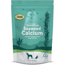 Animal Essentials 고양이 파우더 동물 필수 해조류 칼슘 개와 고양이를 위한 보충제 높은 소화율 순수 청정 아이슬란드 납 호르몬 없음 실험실 테스트 마그네슘 12온, 12 oz (Pack of 1), 340g, 1개