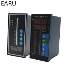 Ac85 ~ 260 v 물 액체 레벨 압력 온도 조절기 이중 열 채널 디스플레이 범용 입력 4-20ma 송신기 펌프