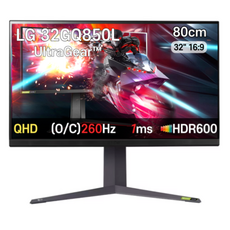LG전자 울트라기어 게이밍모니터 32GQ850L 80cm 나노 IPS 240Hz 1ms QHD G-SYNC Compatible [당일발송]