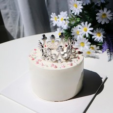 웰베이킹 티아라 케이크 만들기 세트 DIY 키트 (초미니/미니), 1개, [티아라] 초미니케이크 키트