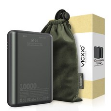 빅쏘 양면발열 C타입 고속 충전식 휴대용 전기 손난로 보조배터리 10000 mAh