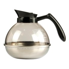 shangren 커피 디켄터 -교체 카라페- -커피 카라페- 사무실 레스토랑 주방 카페, 17x17cm, 스테인레스 스틸, 은, 1개