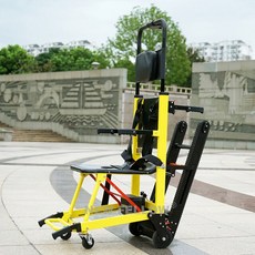 뜨거운 판매 자동 위아래로 계단 크롤러 등반 보조 접이식 전동 휠체어, 02 yellow