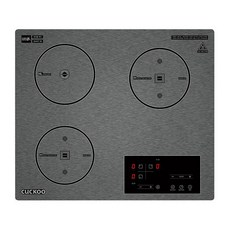 쿠쿠 CIHR-F301FB 하이브리드 전기레인지 3구
