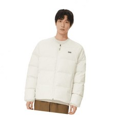LEE 패딩 카라리스 미들 다운 아이보리 LE2404DP10IV