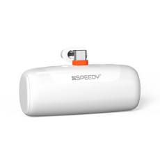 SPEEDY PD 20W 도킹형 일체형 무선 고속 충전 보조배터리 화이트 SPE-B2PA5PD20WCP(C타입)