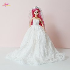 스마일베이비 미미 쥬쥬 인형옷 벨라인웨딩드레스