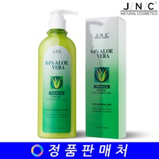 JNC 제이앤씨 84 알로에베라 프리미엄 훼이셜 클렌징 겔 240ml, 1개