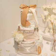 기저귀케이크배냇저고리