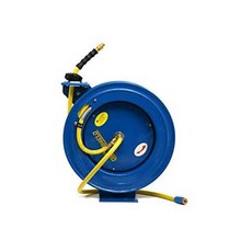 BluBird 오일 쉴드 18ga. 헤비 듀티 리 트랙터 블 에어 호스 릴-차세대 고무 호스 (38 x 75)-OSR3875, One Color_38 x 75, 상세 설명 참조0, One Color_38 x 75