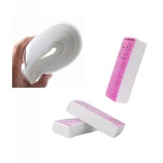 제모 왁싱 페이퍼 스트립 제모왁스 부직포 종이페이퍼, 1ml, 100개