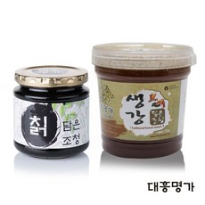 700g 대흥명가 칡청 부모님건강선물 300g+생강조청 건강한간식 생강청 건강에좋은 칡조청 건강선물세트, 단일상품