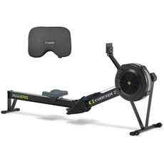 Concept2 RowErg 모델 D 실내 로잉 머신 PM5 모니터 장치 홀더 조절 가능한 공기 저항 FitXion 시트 쿠션으로 간편한 보관