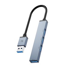 Toocki 4포트 USB3.0 맥북 멀티포트 허브 TQ-HUB05