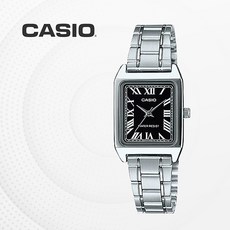 카시오 CASIO 여성용 메탈 빈티지 전자 손목시계 LTP-V007D-1B