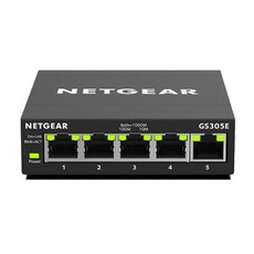 [NETGEAR] 넷기어 GS305E [스마트스위칭/5포트/1Gbps/용량10Gbps/Vlan/데스크탑형] - 넷기어오르비rbr350