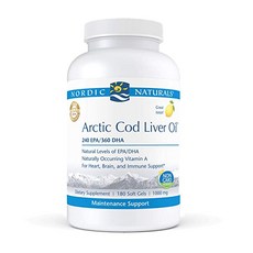 Nordic Naturals Pro Arctic Cod Liver Oil 노르딕 내츄럴스 코드 리버 오일 대구간유 레몬맛 60정
