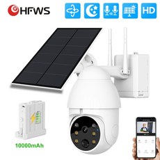 영어 설명서 투야 스마트 라이프 태양전지 카메라 영상 감시 카메라 와이파이 안전 Ip 카메라, Battery Camera 128G_4, 3.6mm_1