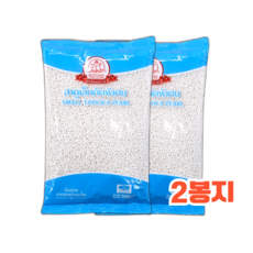 사고펄 미니 타피오카 펄 화이트 망고사고, 2개, 1개입, 500g