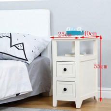 북유럽 틈새 원목 미니협탁 침대협탁 사이드테이블 원목협탁 좁은협탁, K TYPE