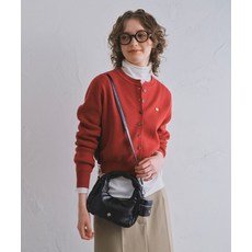 [ORO] 에센셜 라운드 니트 가디건 Chili red