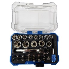 복스세트 자동차공구 복스 렌치 1/2인치 3종 12PCS 라쳇렌치 1개 상품 이미지