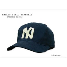 EBBETS FIELD 에베츠 필드 플란넬즈 BROOKLYN EAGLES Navy 브루클린, 기본, 1개