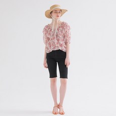 [온앤온] 플라워 볼륨 블라우스 NW0XB250