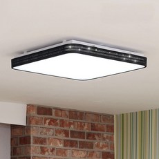 휴빛조명 LED 매직홀 시스템 방등 50W 블랙 화이트