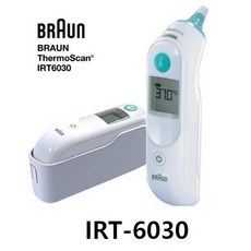 브라운 IRT6030 귀적외선체온계 써모스캔5 국내AS가능, 1세트