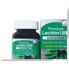 프리미엄 레시틴 1200 1200mg 60캡슐 인지기능 개선 건강기능식품, 1개